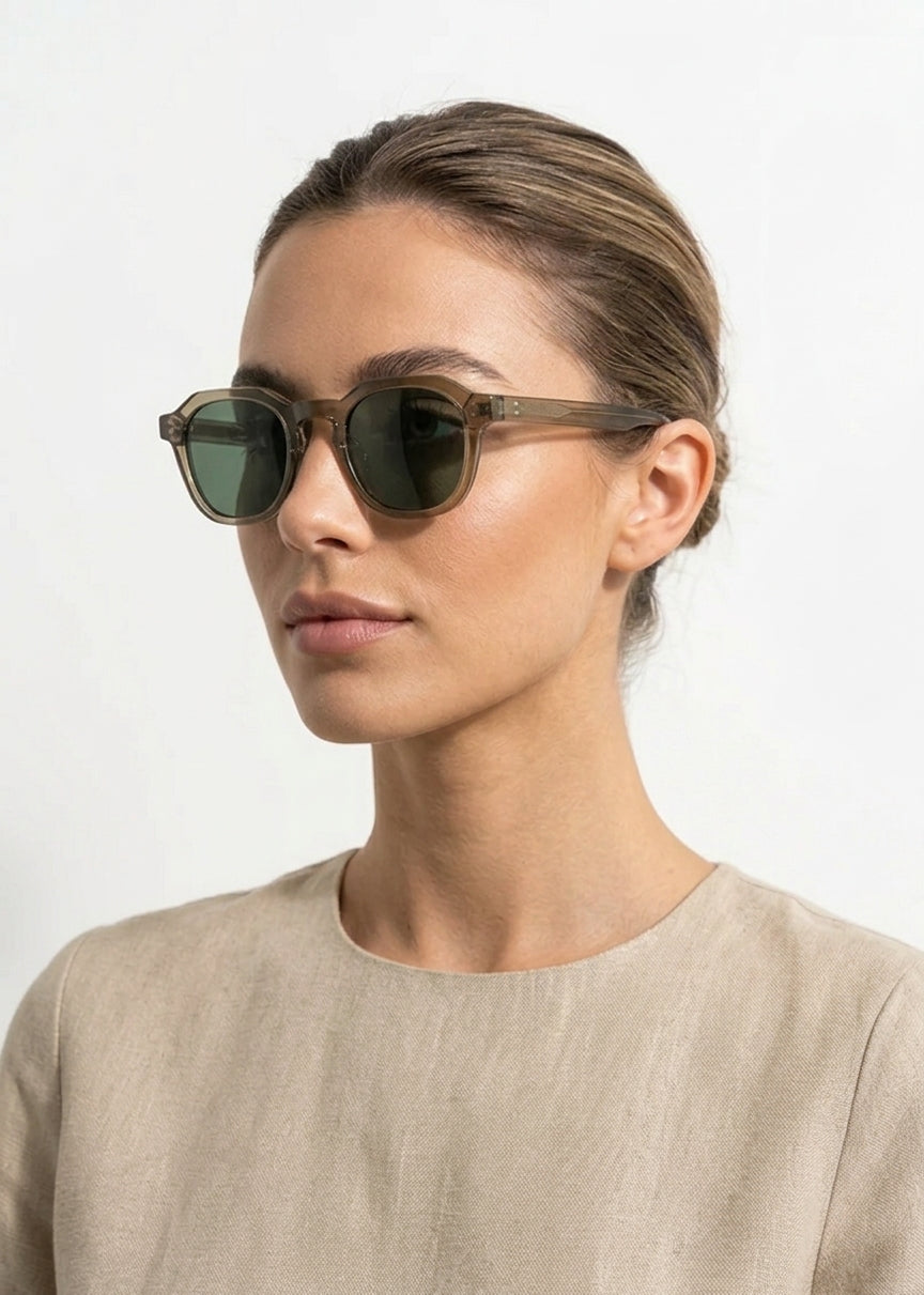 Ophira | Óculos de Sol Quadrados em Acetato Vintage