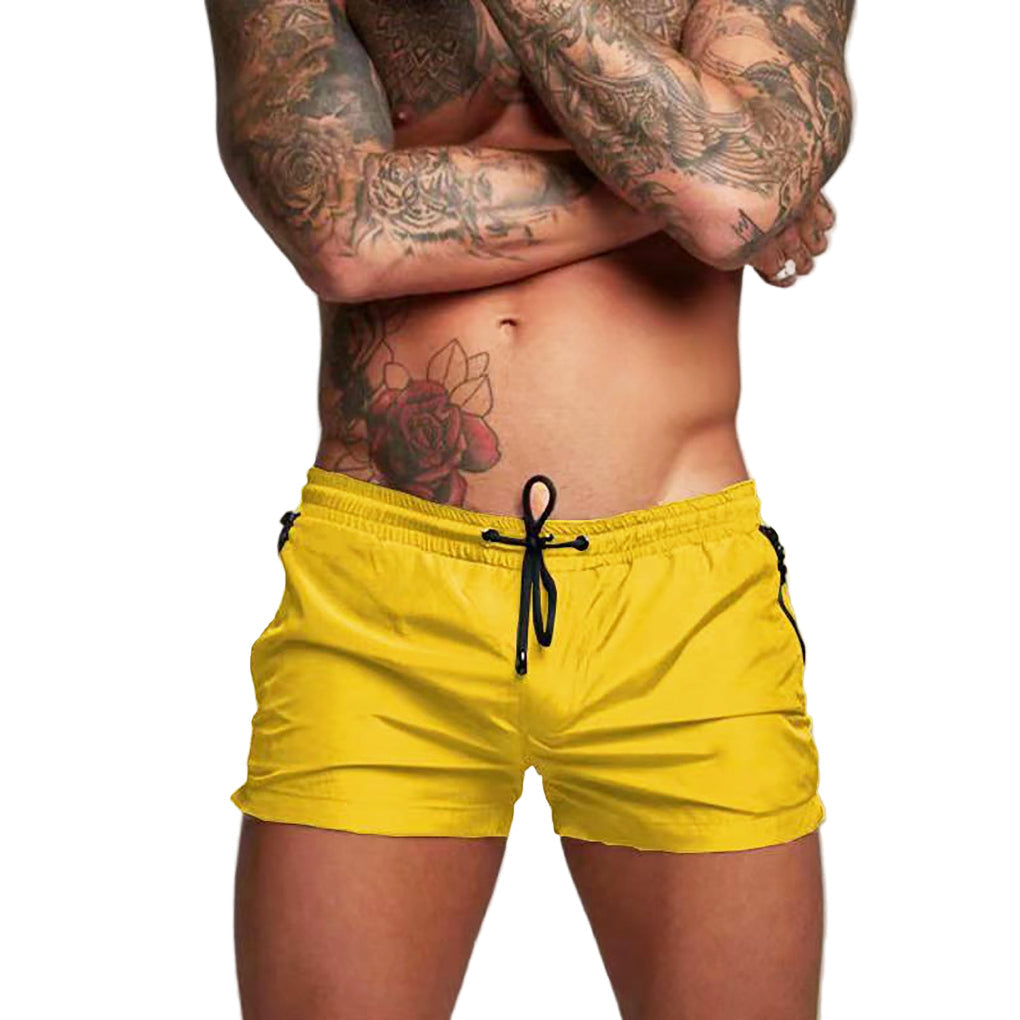 Momount Calções de Banho Homem – Cordão Secagem Rápida Verão Cintura Elástica