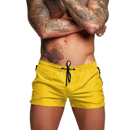Momount Calções de Banho Homem – Cordão Secagem Rápida Verão Cintura Elástica