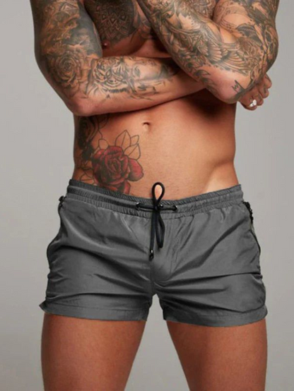 Momount Calções de Banho Homem – Cordão Slim Fit Comprimento Médio Verão