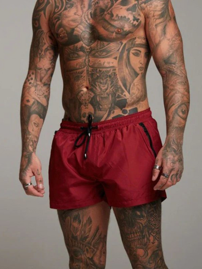 Momount Calções de Banho Homem – Cordão Slim Fit Comprimento Médio Verão