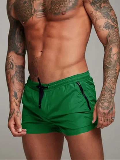 Momount Calções de Banho Homem – Cordão Slim Fit Comprimento Médio Verão