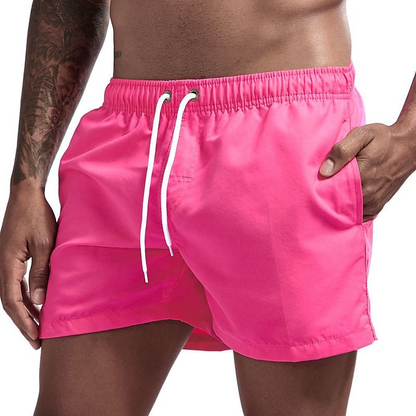 Momount Calções de Banho Homem – Cordão Secagem Rápida Cintura Elástica Praia