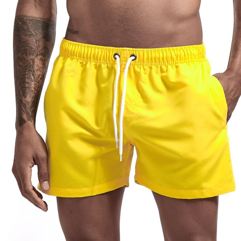 Momount Calções de Banho Homem – Cordão Secagem Rápida Cintura Elástica Praia
