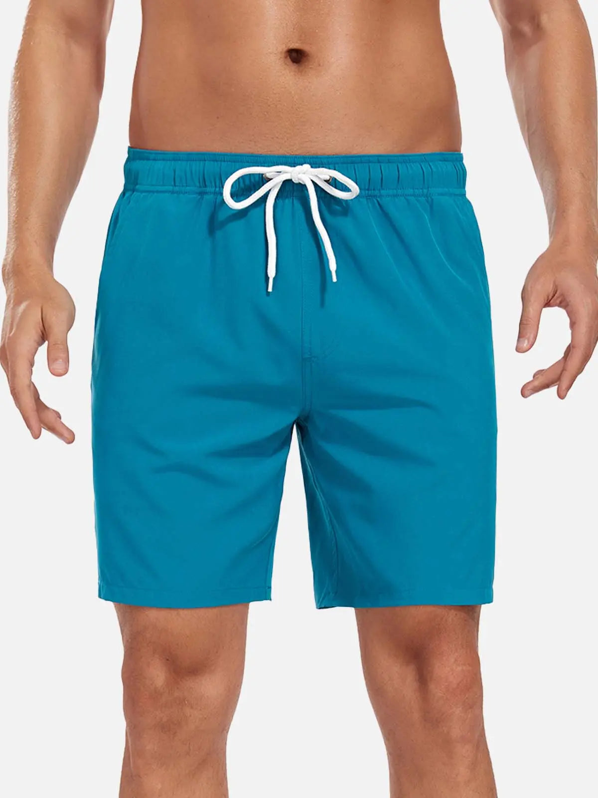 Momount Calções de Banho Homem – Cordão Secagem Rápida Verão Praia Cintura Elástica