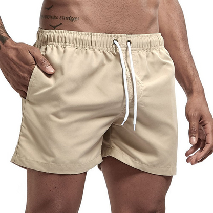 Momount Calções de Banho Homem – Cordão Secagem Rápida Cintura Elástica Praia