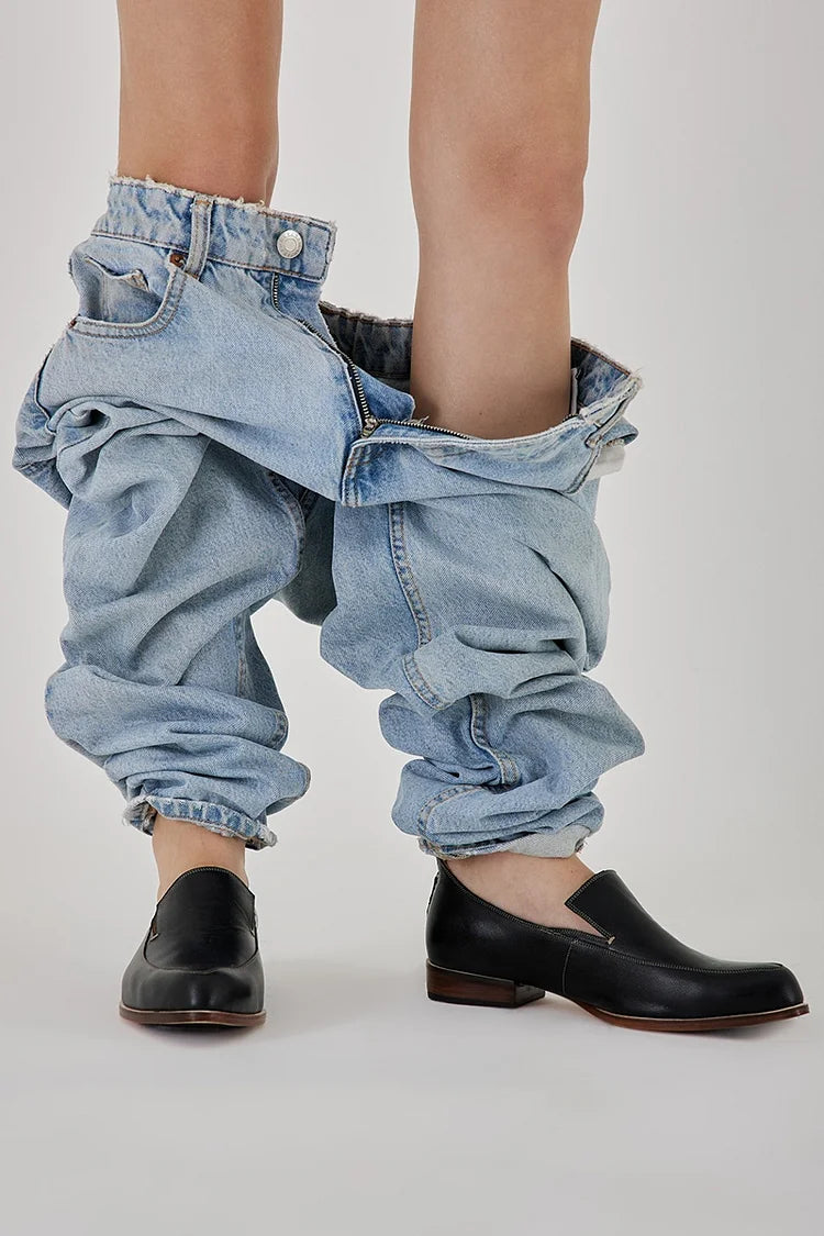 Momount Mocassins Mulher – Pretos em Pele Bico Fino Profissionais