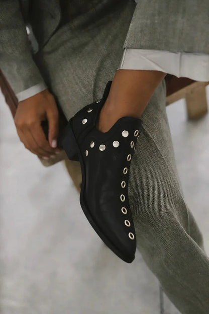 Momount Botins Mulher – Punk com Tachas e Fivela