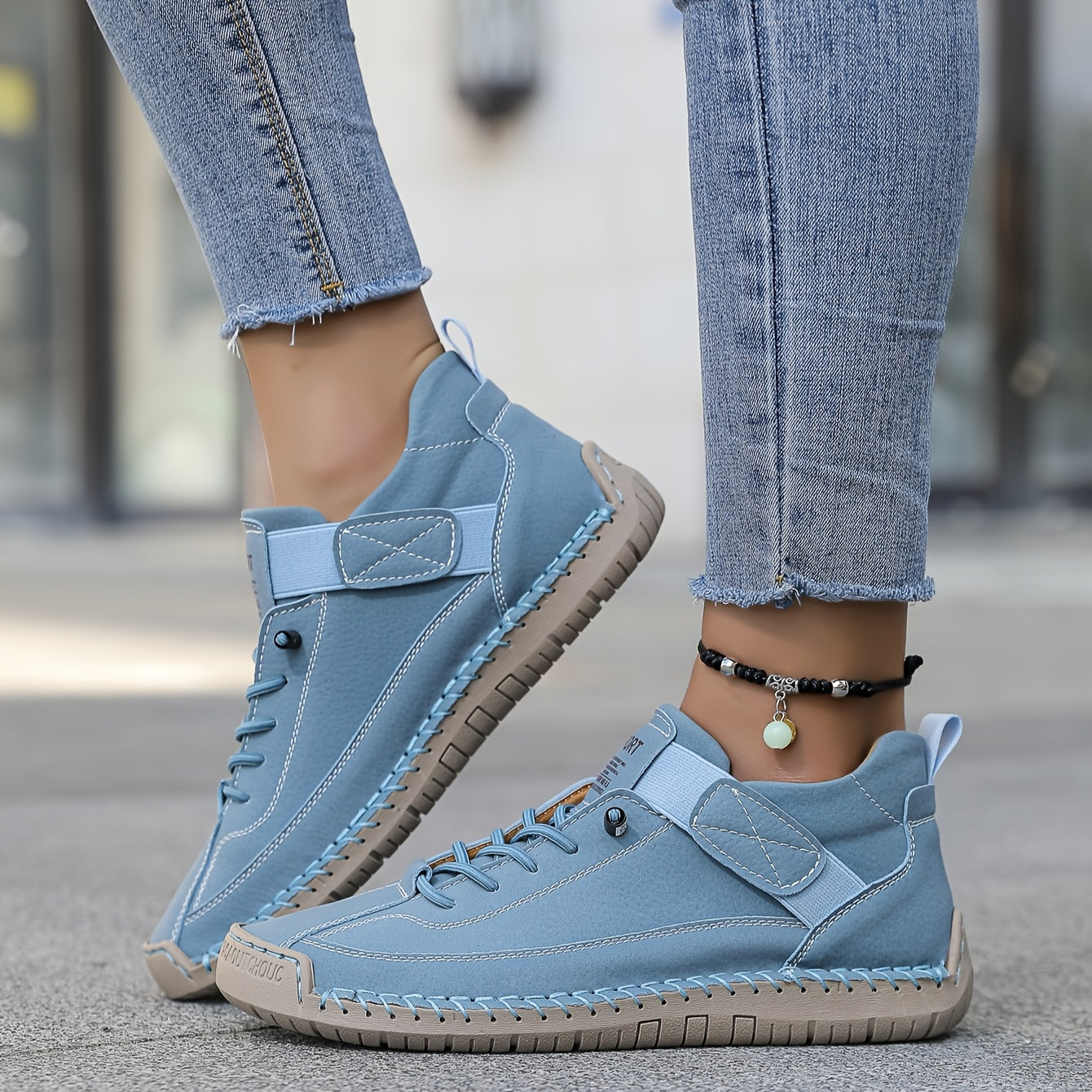 Momount Sapatos Casuais para Caminhada Mulher – Com Atacadores Confortáveis para o Dia a Dia