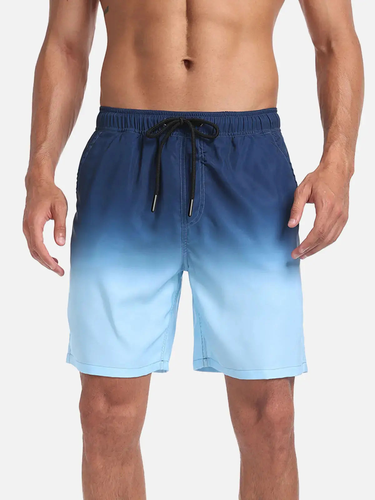 Momount Calções de Banho Homem – Cordão Secagem Rápida Verão Praia Cintura Elástica