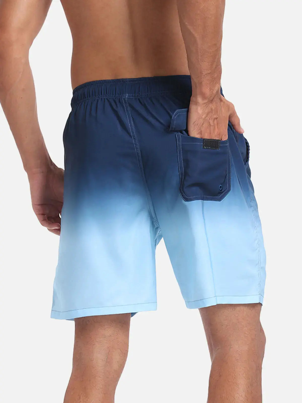 Momount Calções de Banho Homem – Cordão Secagem Rápida Verão Praia Cintura Elástica