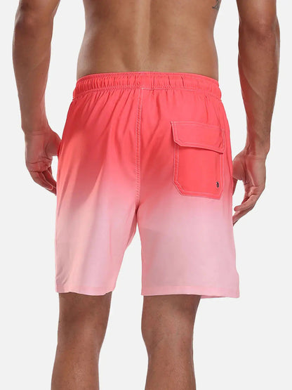 Momount Calções de Banho Homem – Cordão Secagem Rápida Verão Praia Cintura Elástica