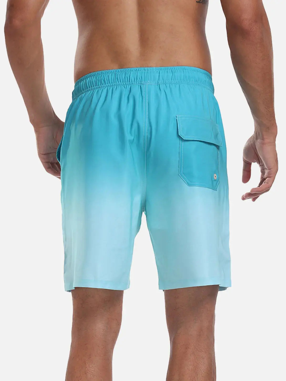 Momount Calções de Banho Homem – Cordão Secagem Rápida Verão Praia Cintura Elástica