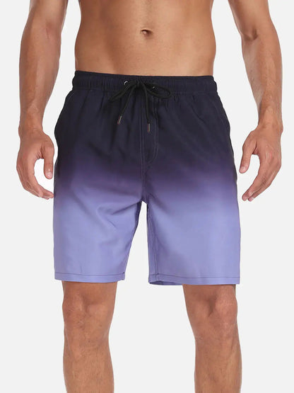 Momount Calções de Banho Homem – Cordão Secagem Rápida Verão Praia Cintura Elástica