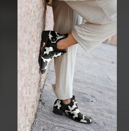Momount Botins Mulher – Western em Pele com Tachas