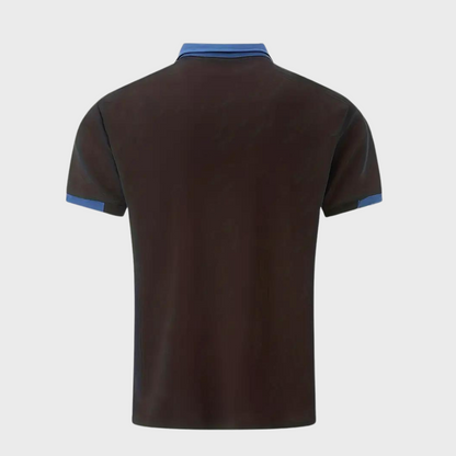 Momount Polo Homem – Bicolor Gola e Bolso Contrastantes Manga Curta