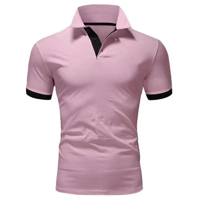 Momount Polo Homem – Gola Mao Carcela Contrastante Slim Fit