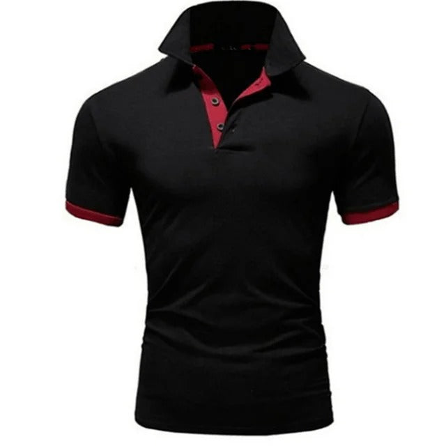 Momount Polo Homem – Gola Mao Carcela Contrastante Slim Fit