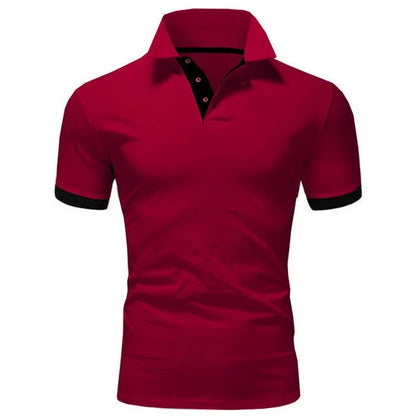 Momount Polo Homem – Gola Mao Carcela Contrastante Slim Fit