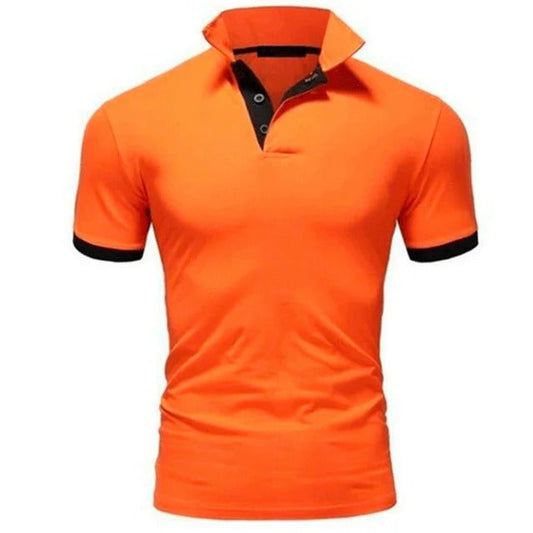 Momount Polo Homem – Gola Mao Carcela Contrastante Slim Fit