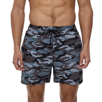 Momount Calções de Banho Homem – Às Riscas Cordão Secagem Rápida Verão Praia