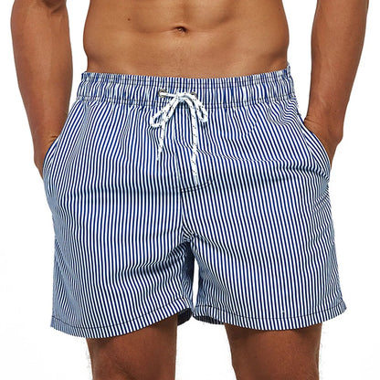 Momount Calções de Banho Homem – Estampado de Kiwi Cordão Secagem Rápida Comprimento Médio