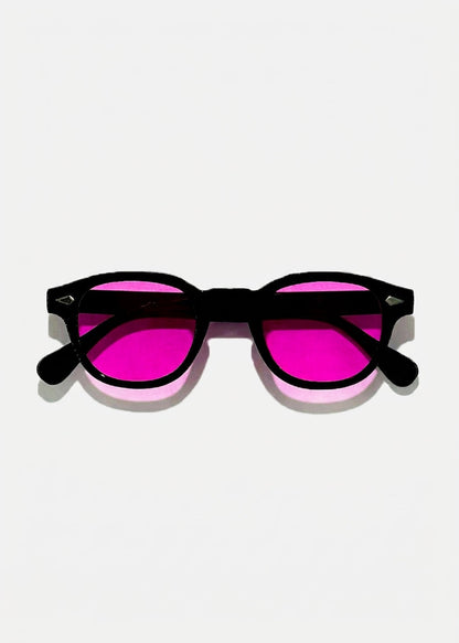 Astoria | Óculos de Sol Vintage Redondos com Lente Rosa
