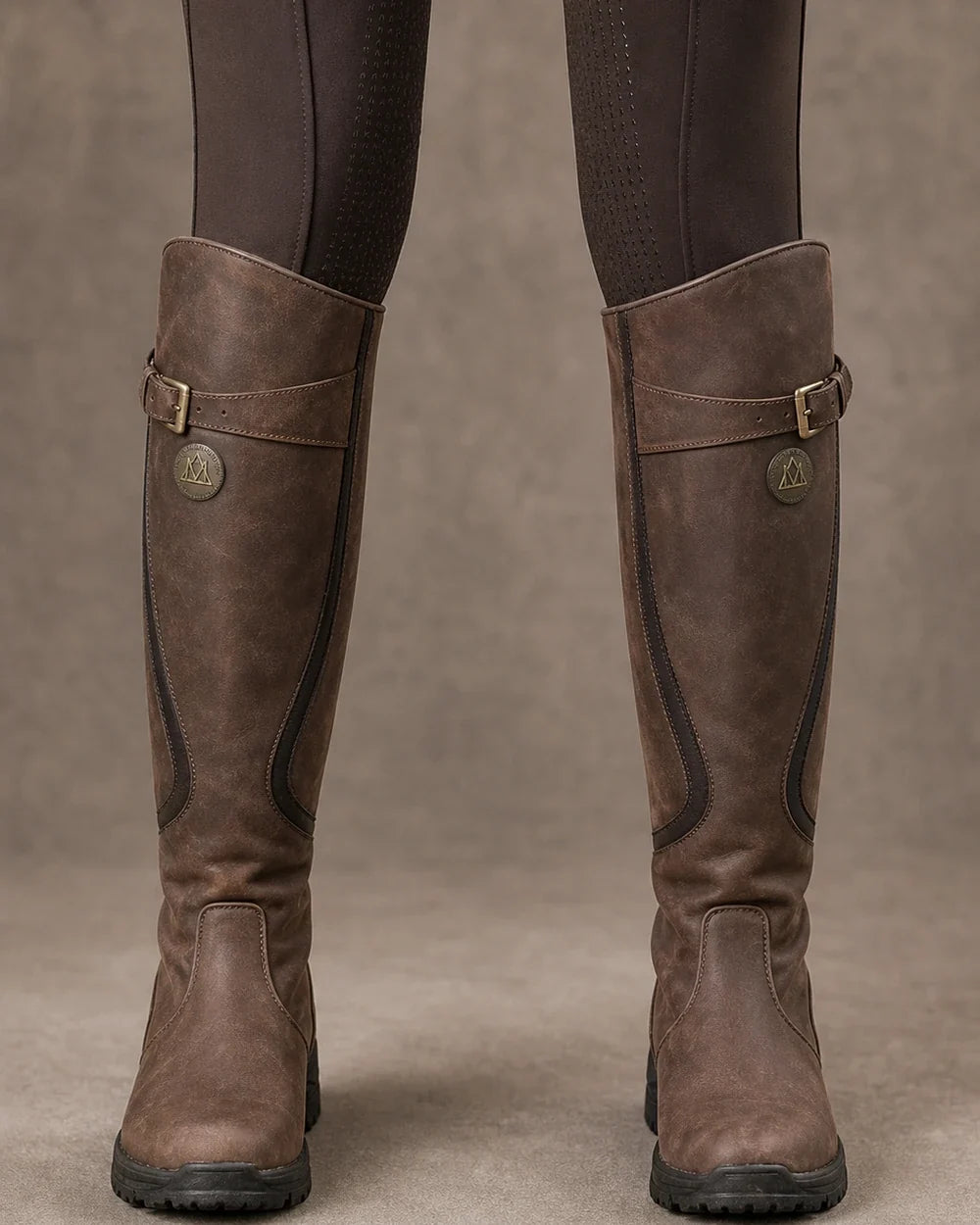 Momount women buckle-strap riding boots – view 3