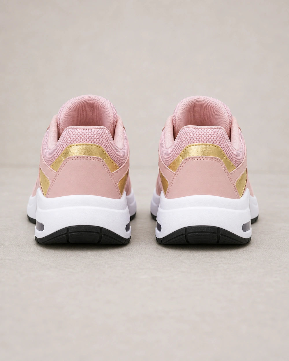 Women's Chunky Walking Sneakers — rear view