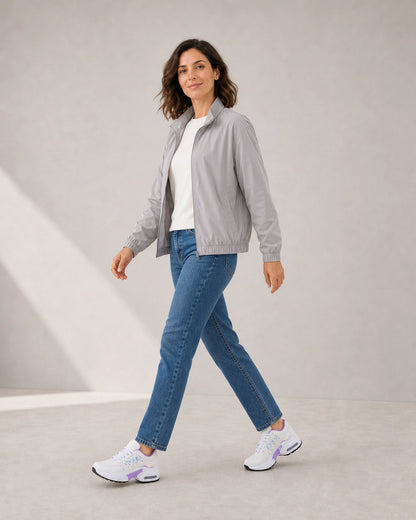 Women's Chunky Walking Sneakers — in movement