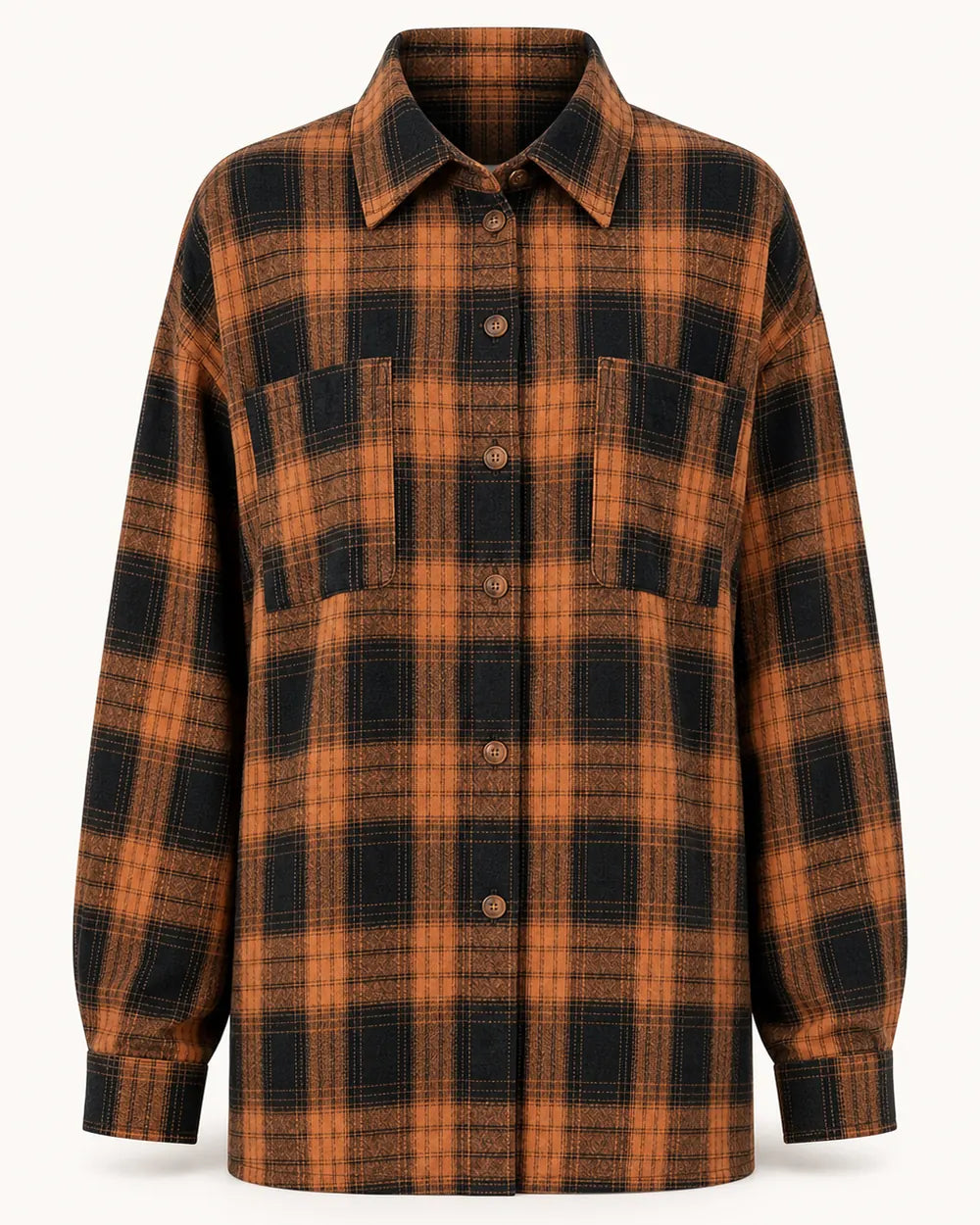 Camisa oversized de mulher aos quadrados — image 8