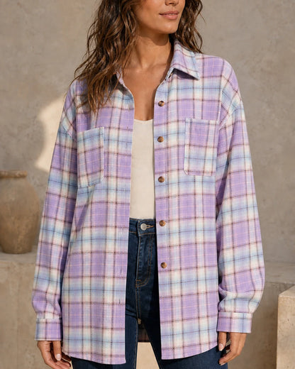 Camisa oversized de mulher aos quadrados — image 14