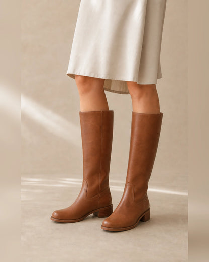 Leather Knee-High Riding Boots, light brown hero. — piper-light-brown-08-variant-hero.webp