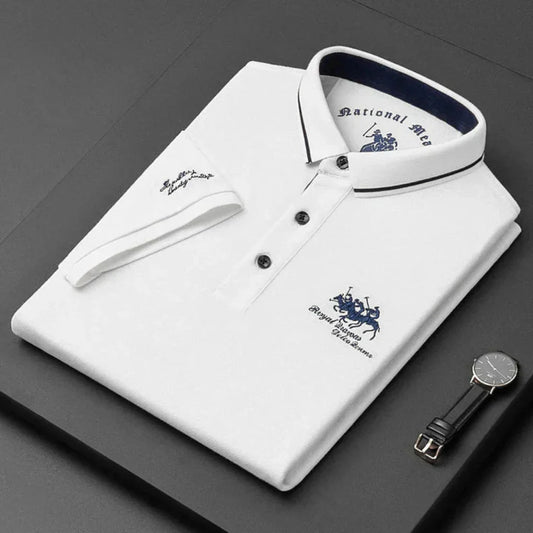 Momount Polo Homem – Logo Bordado Cavalo Premium Manga Curta