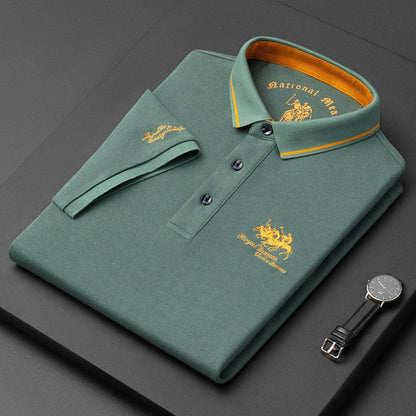 Momount Polo Homem – Logo Bordado Cavalo Premium Manga Curta