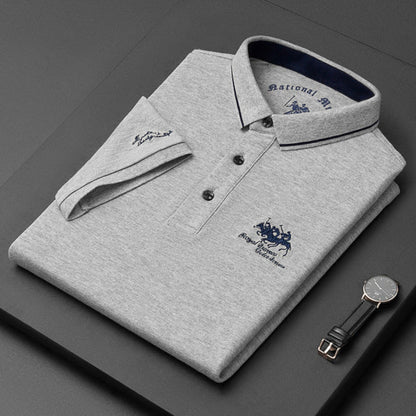Momount Polo Homem – Logo Bordado Cavalo Premium Manga Curta