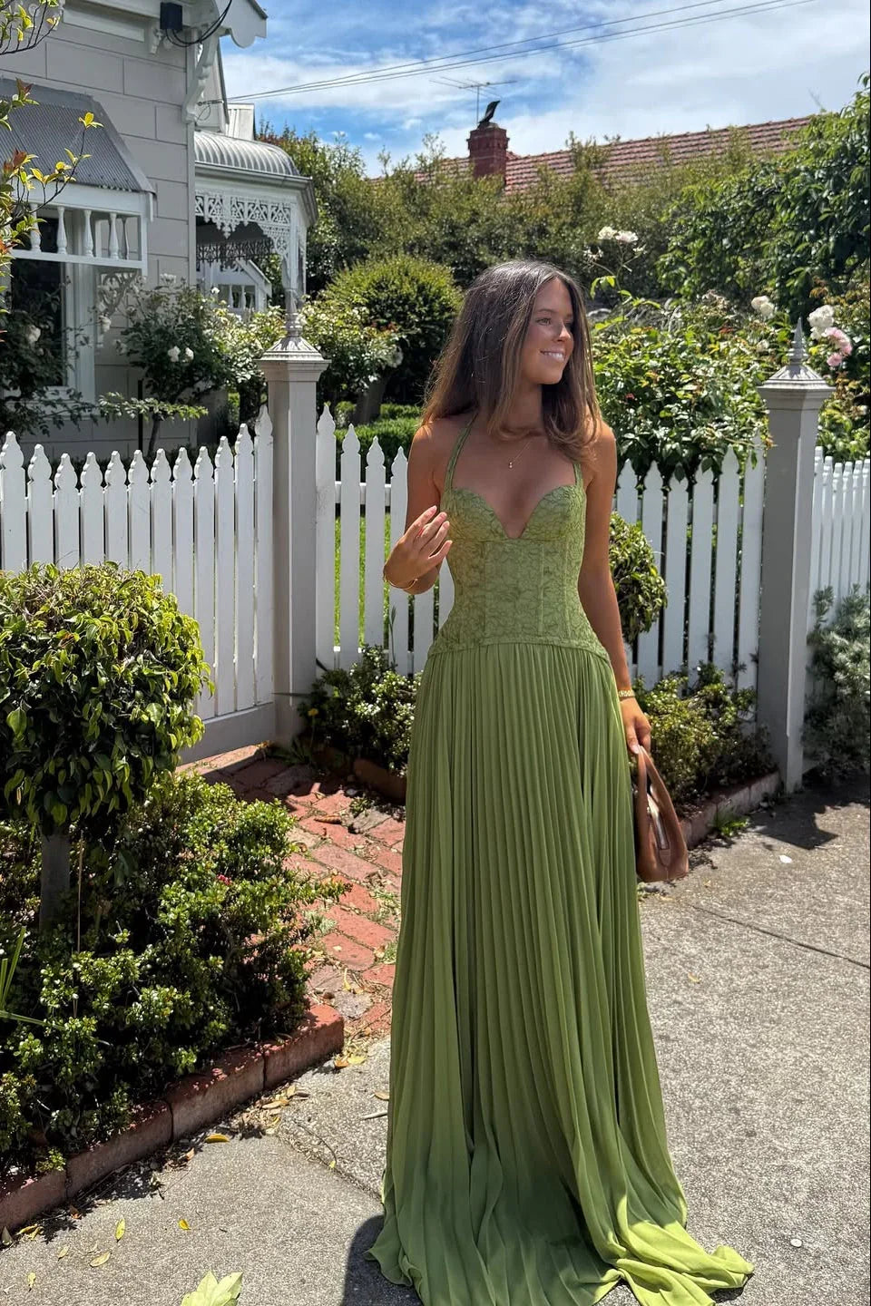 Cosima | Vestido Comprido Elegante em Cetim Um Ombro Capa Sem Mangas Noite